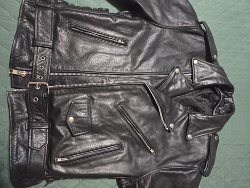 Men black leather - men's,