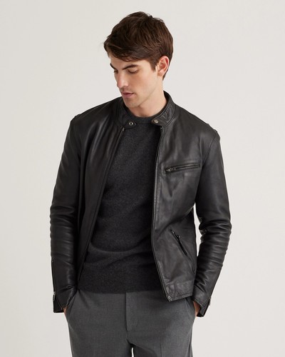 Genuine leather jacket men - genuine, men's