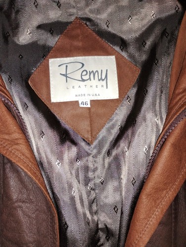 Brown vintage remy leather - remy,